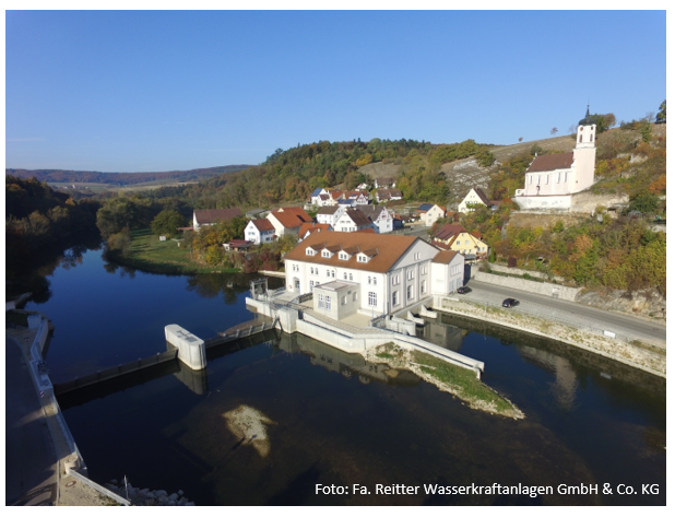 Wasserkraftwerk in Rechtenstein